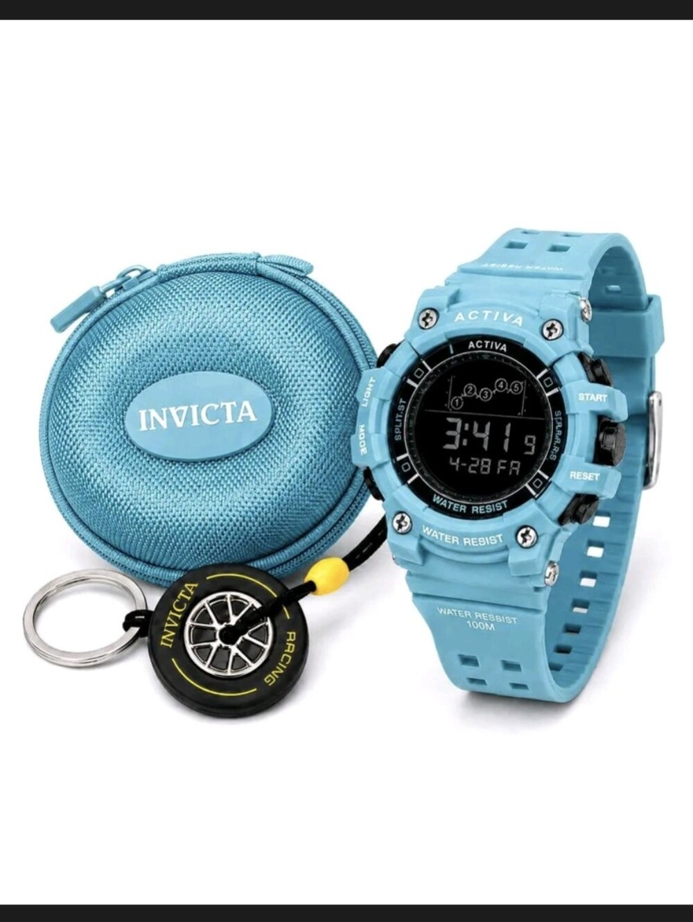 Activa Rally Edition X Invicta Unisex Watch 50mm Light Blue